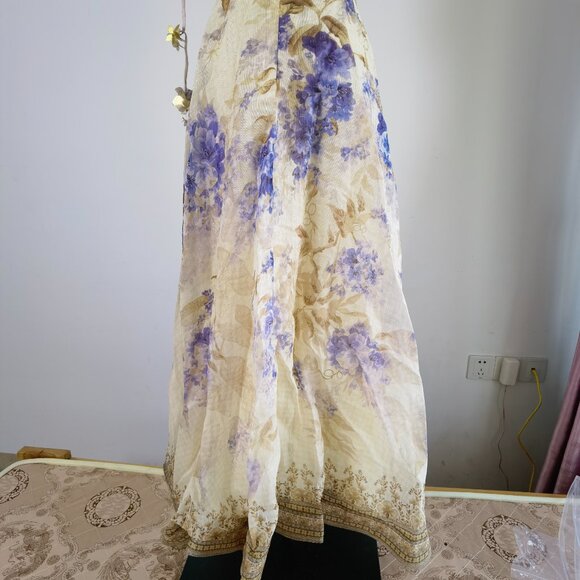 ZIMMERMANN Dawning Picnic Midi Dress In Floral Print - Picture 11 of 13